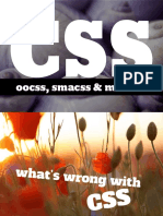 CSS OOCSS, SMACSS and modular CSS frameworks