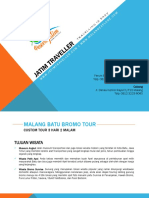 Malang Batu Bromo Tour 3D2N (Custom Tour)