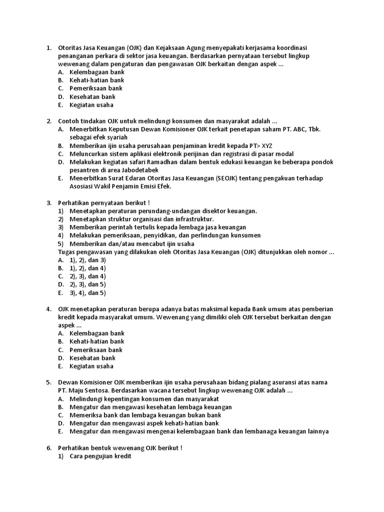 Otoritas Jasa Keuangan Pdf
