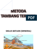 Metode Tambang Terbuka