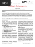 Download Coaching to the Learning Styles by Valentin Uzunov SN40551453 doc pdf
