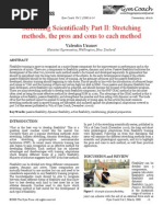 Download Stretching Scientifically the Pros and Cons to Modern Methods Part II by Valentin Uzunov SN40551486 doc pdf