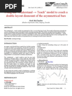 Using The "Understand Teach" Model To Coach A Double Layout Dismount of The Asymmetrical Bars