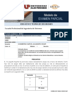 Modelo examen parcial Teoría de Decisiones 2018