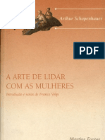 SCHOPENHAUER Arthur. A Arte de Lidar Com As Mulheres