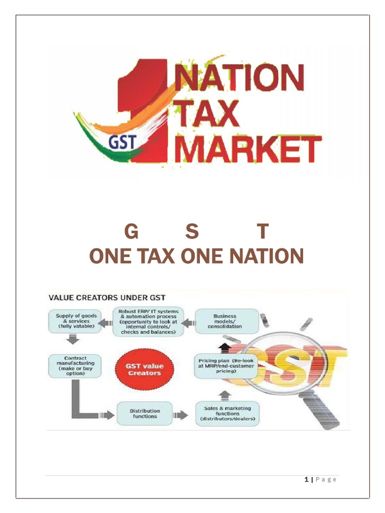 GST Project | PDF | Value Added Tax | Taxes