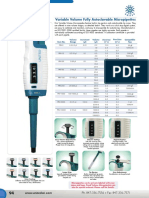 Pipettes: Variable Volume Fully Autoclavable Micropipettes