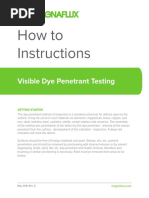 How To Do Visible Dye Penetrant Testing