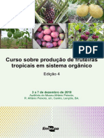 Curso Sobre Produção de Fruteiras Tropicais em Sistema Orgânico