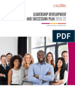 Leadership Development and Succession Plan 2018-22: Human Resources - November 2018