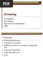 Screening For Disease