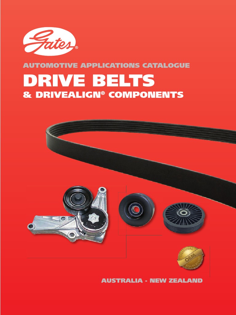Gates Belts PDF | PDF | Belt (Mechanical) | Wear