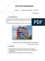 ARQUITECTURA POSMODERNA Informe