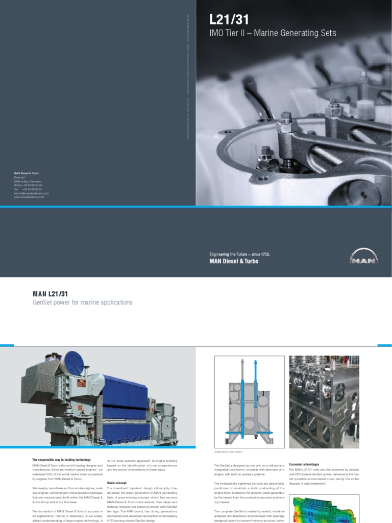 Man L21-31 Marine Hfo Engine Generating Set-Ettes Power PDF | PDF ...