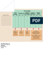 Account Titles: Trial Balance Adjustments Adjusted Trial Balance Income Statement Balance Sheet