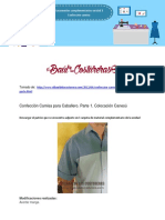 2017 Confeccion Camisa Caballero