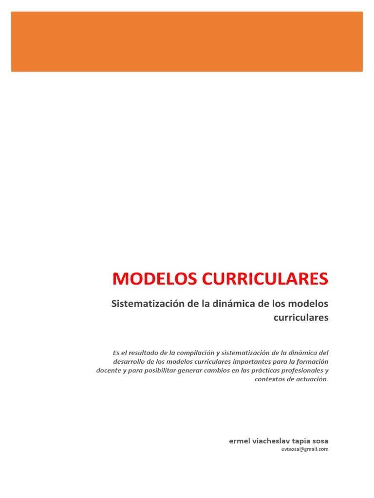Modelos Curriculares 2019 | PDF | Plan de estudios | Evaluación
