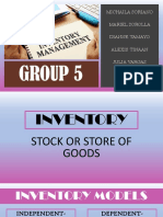 Operations Management - Inventory Management 