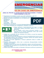 Afiche Plan Emergencias