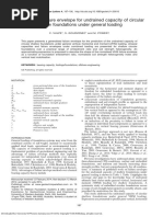 A Generalised Failure Envelope For Undrained Capacity of Circular Shallow Foundations Under General Loading