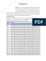 Tolerancias y Simbologia