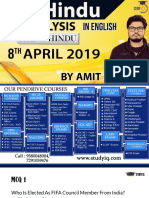 The Hindu Editorials News Analysis of 8th Apr 19 PDF