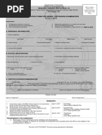 Application Form For Grade 7 Entrance Examination: Regional Science High School Vii