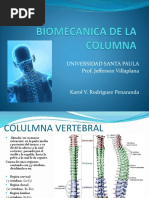 Biomecánica de la Columna Lumbar | PDF | La columna vertebral | Vértebra