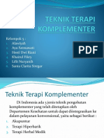 Teknik Terapi Komplementer