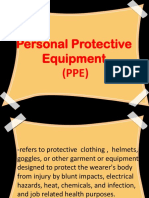 Personal Protective Equipment (PPE)