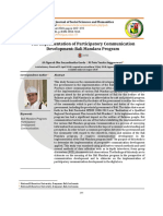 Implementation of Participatory Communication Development - Published