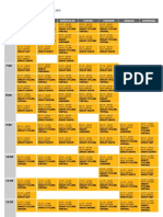 Horario de Actividades: 1 DE ABR. DE 2019 - 7 DE ABR. DE 2019