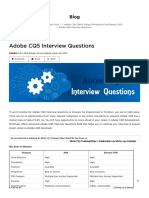 The Best Adobe CQ5 Interview Questions [UPDATED] 2019