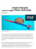 5 Ways Smart People Sabotage Their Success PDF