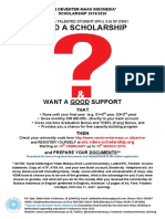 Need A Scholarship: Want A Good Support