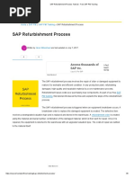 SAP Refurbishment Proacaess