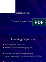 Latent Heat: Thermal Physics Lesson 2