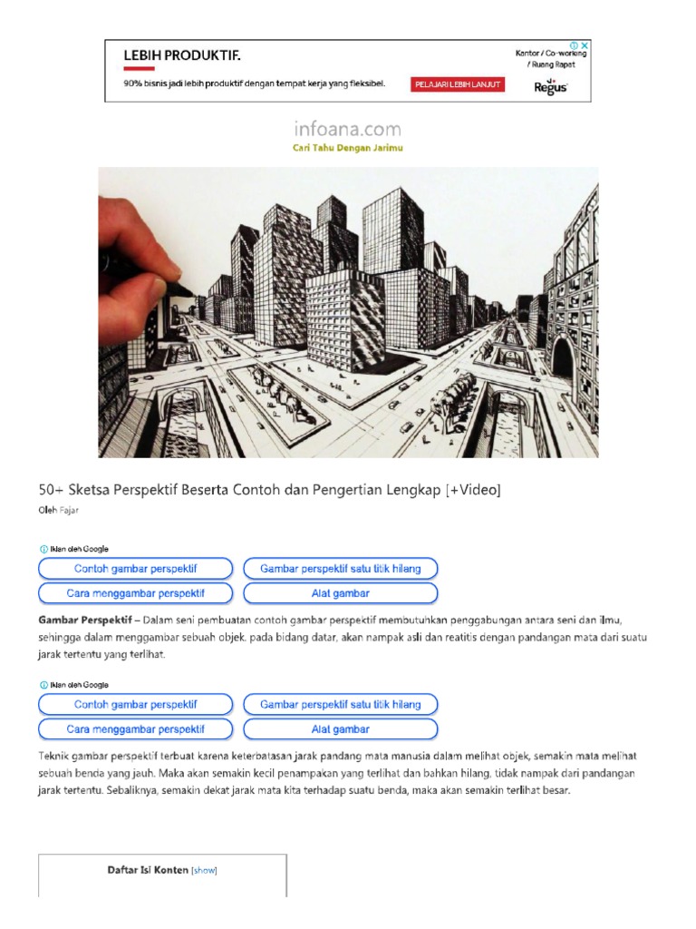 50+ Gambar Perspektif Beserta Contoh Dan Pengertian Lengkap (+video