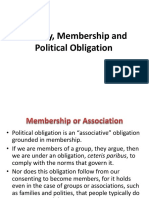 Identity, Membership and Political Obligation