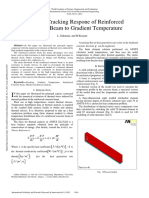 Thermal Cracking in Beams