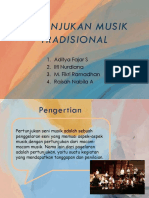 Pertunjukan Musik Tradisional