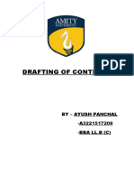 Drafting of Contract (Ayush)