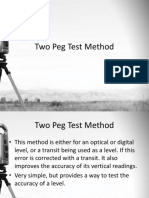 Two Peg Test Method Explained