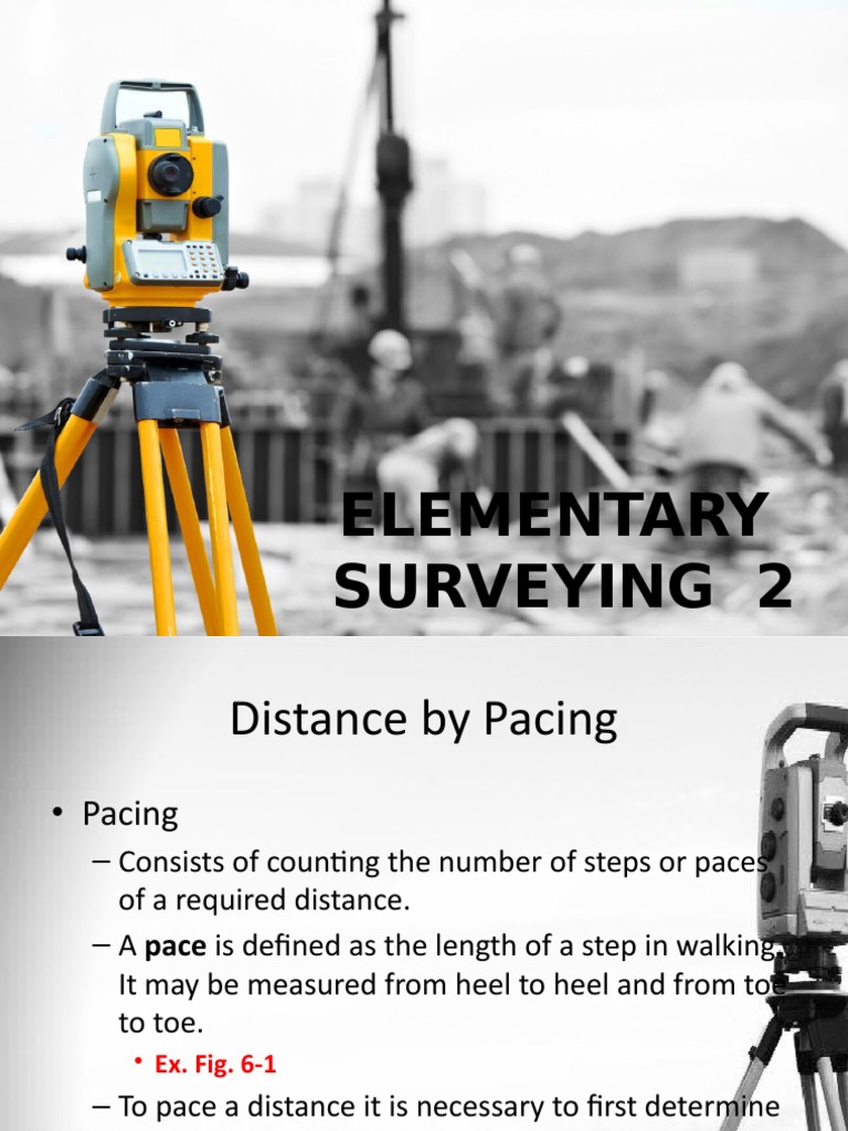 Elementary Surveying Topic 2 | PDF | Surveying | Accuracy And Precision
