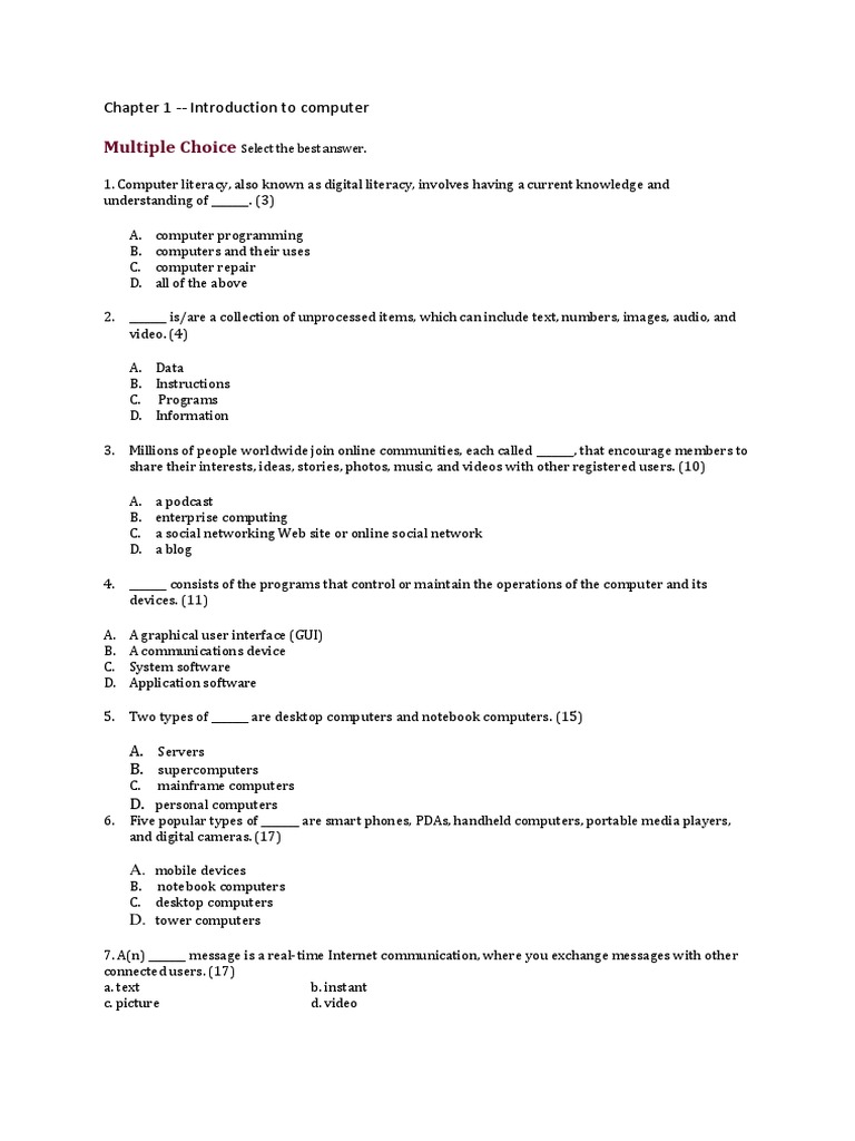 Introduction To Information Technology | PDF | Personal Computers ...