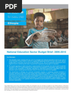 UNICEF Ethiopia - 2017 - Education Budget Brief