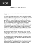 A History of CIA Atrocities