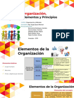 TEMA Organización Elementos y Principios