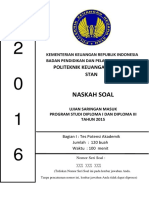 Soal Dan Pembahasan USM PKN STAN 2016 1