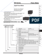 Pulse Meter MP5S/MP5Y/MP5W Series: High Performance, Digital Panel Meter